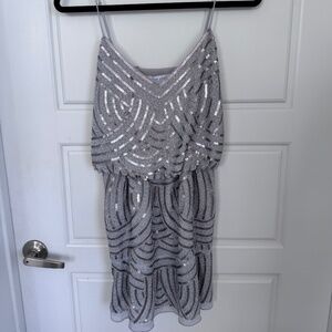 Endless Rose Sequin dress art deco sequin design Size small